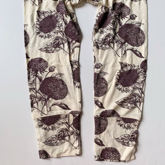 NWT Kate Quinn Organics Raisin sunflower bamboo panda pants 6 years - Picture 3 of 6